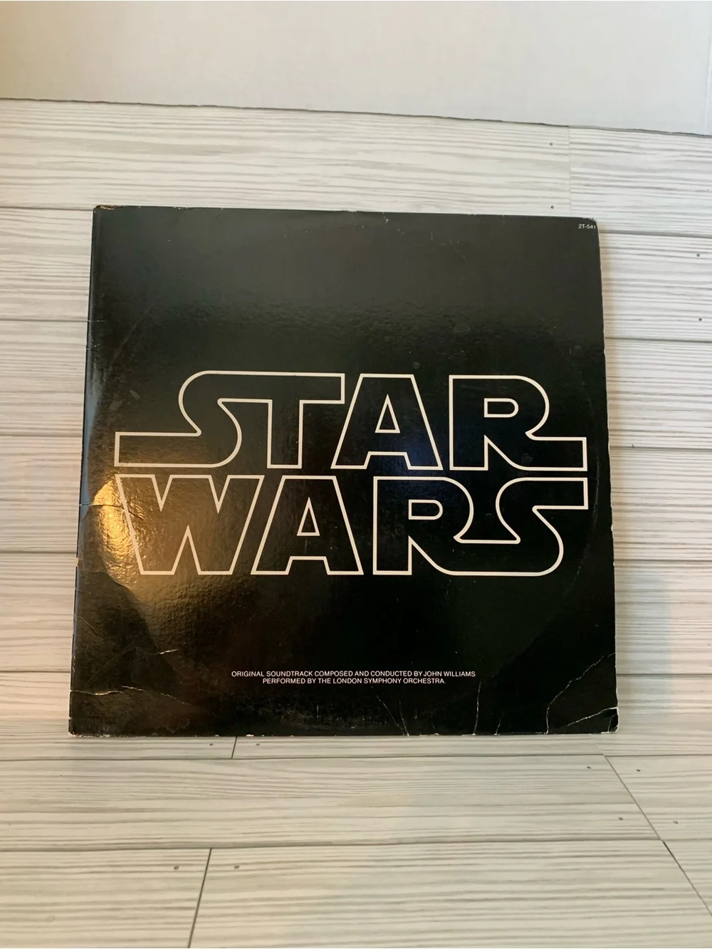 Vintage 1977 Star Wars Original Soundtrack Vinyl - Black Cover